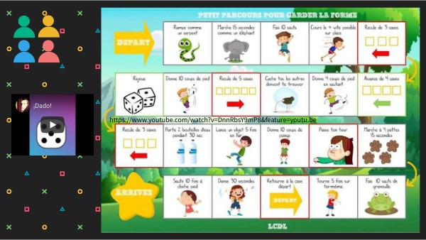 jeu de l'oie Baby sportif | Genially