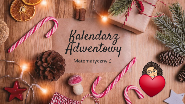 ~Matematyczny kalendarz adwentowy klasa 4