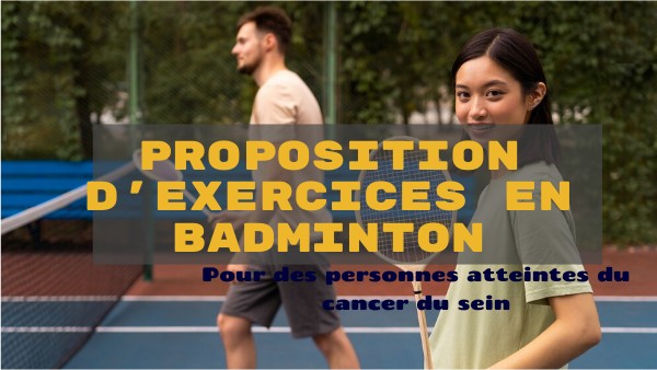 Exposé badminton | Genially