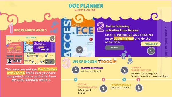 UOE PLANNER 07/06 WEEK 6 | Genially