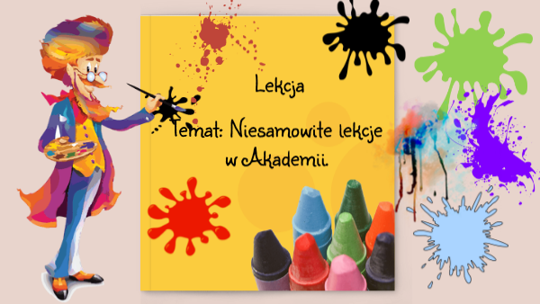 Rozkład Dnia W Akademii Pana Kleksa Lekcje w Akademii pana Kleksa | Genially