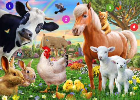 Farm animals - zwierzęta gospodarskie. | Genially