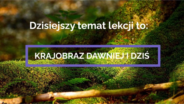 Wczoraj I Dziś Klasa 4 Podręcznik Chomikuj Krajobraz wczoraj i dziś kl.4 | Genially