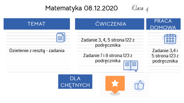 Sprawdzian Matematyka Kl 4 Dzielenie Z Reszta Dzielenie z resztą - zadania