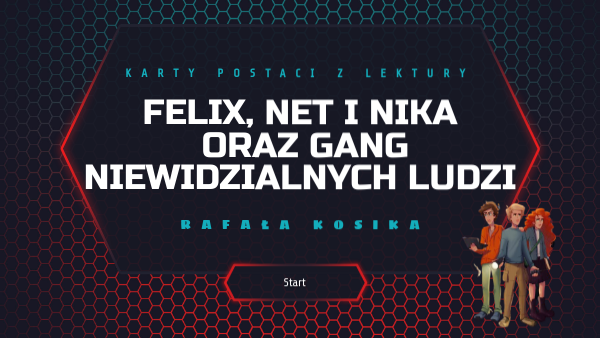 KARTY POSTACI 6C - FELIX, NET I NIKA