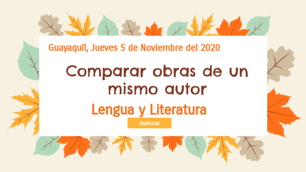 Lengua Jueves 5 de Noviembre copia | Genially