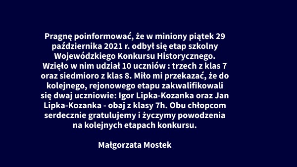 konkurs hist | Genially