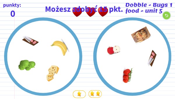 Bugs Team 1 Testy Do Pobrania - Klasa 1 Bugs Team 1 unit 5 food - dobble | Genially