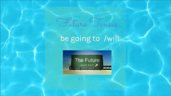 Future tenses : be going to / will | Genially