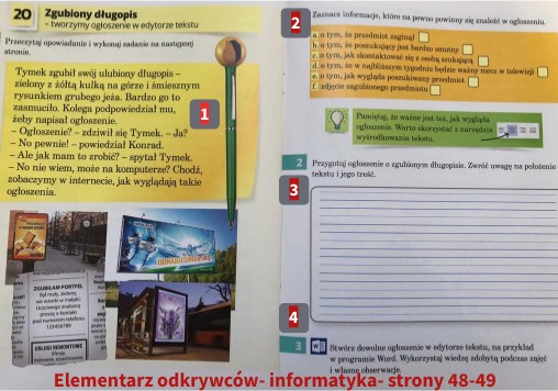 Informatyka Klasa 6 Sprawdzian Excell ćwiczenia informatyka