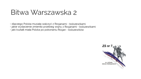 Bitwa Warszawska | Genially