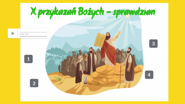 X przykazań Bożych | Genially