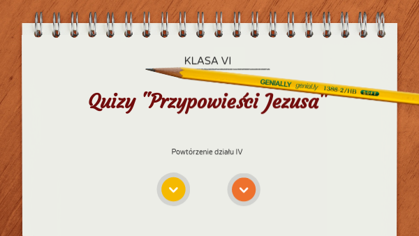 6kl. Przypowieści Jezusa- powtórzenie działu IV