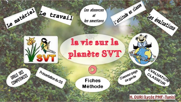 La vie sur la planète SVT | Genially