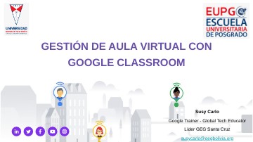Presentación Google Classroom | Genially