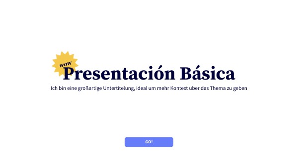 BASIC PRESENTATION