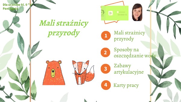 Mali stażnicy przyrody - środa