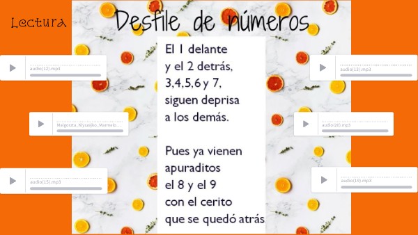 DESFILE DE NUMEROS | Genially