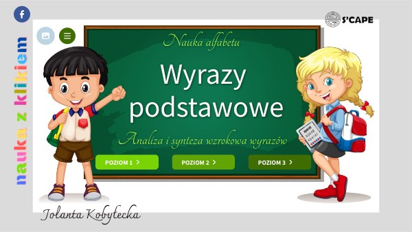 Nauka alfabetu - Wyrazy podstawowe | Genially