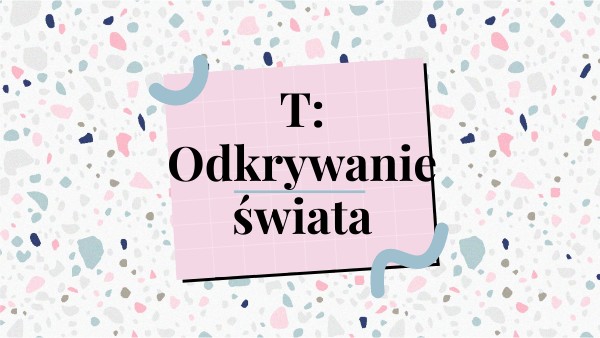 Odkrywanie świata. kl. 6 | Genially