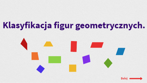 Klasyfikacja Figur Płaskich Klasa 6 Sprawdzian Klasyfikacja czworokątów