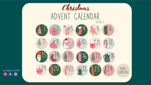 Advent calendar 6 new | Genially