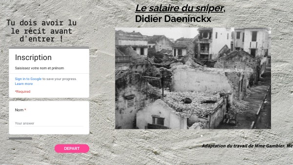 Le salaire du sniper | Genially