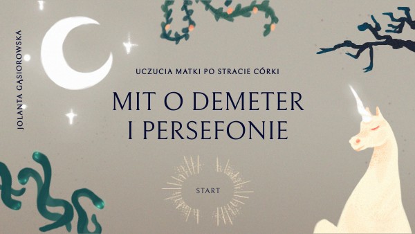 Mit O Demeter I Persefonie Streszczenie Mit o Demeter i Persefonie | Genially