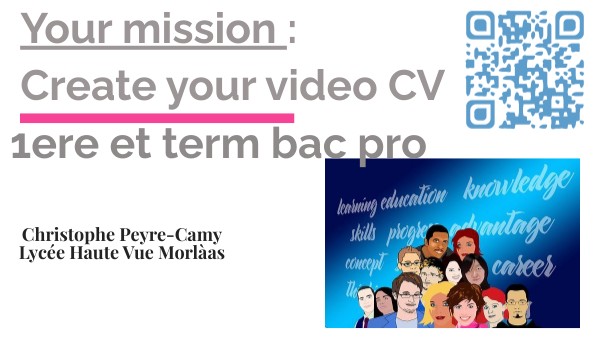 Create your video CV