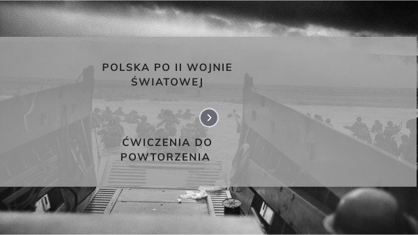 Polska Po Drugiej Wojnie światowej Sprawdzian Polska po II wojnie światowej - powtórzenie | Genially