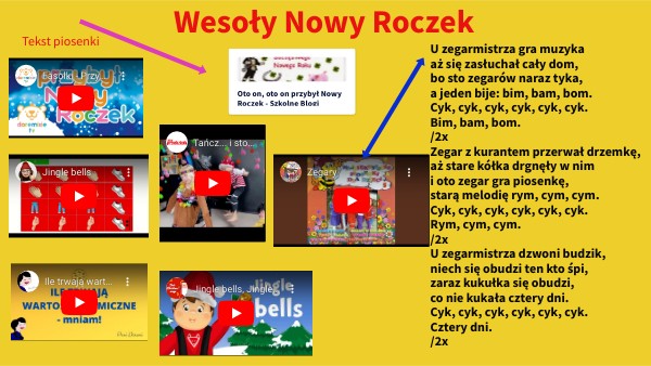 Piosenka Wesoły Nowy Roczek Tekst Wesoły nowy roczek