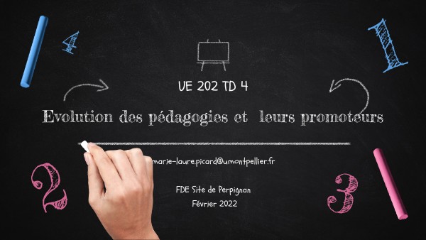 UE 202 hist de l'éducation et de l'enseignement TD4 | Genially