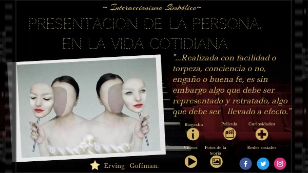 La Presentación De La Persona En La Vida Cotidiana view.genially.com