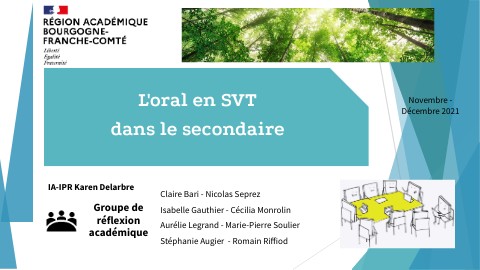 Formation Oral 2021 - Montbéliard Belfort | Genially