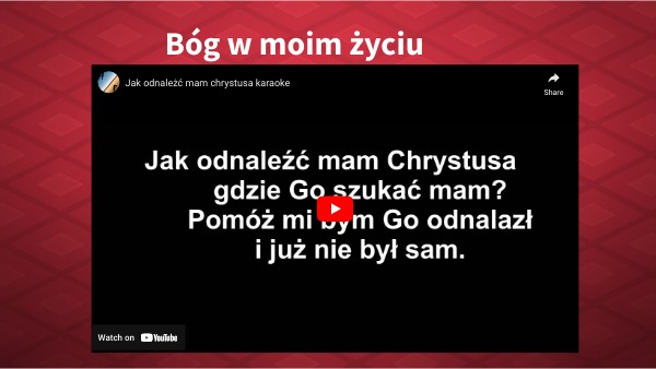 9klasa1Bóg w moim życiu | Genially