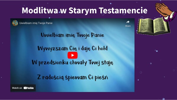 11klasa3 Modlitwa w Starym Testamencie | Genially