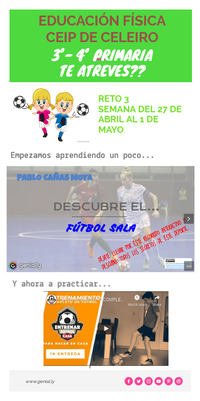 RETO 3 3º/4º | Genially