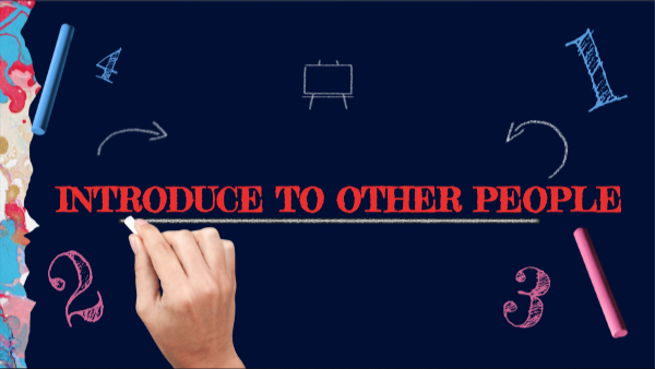 Introduce to other people | Genially