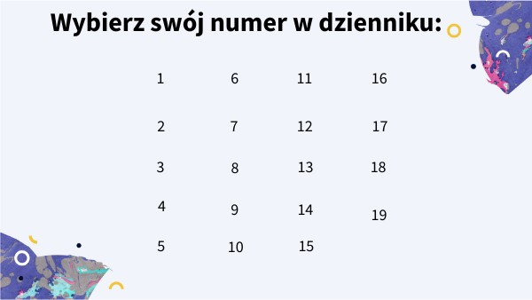 Klasa 7. Równania