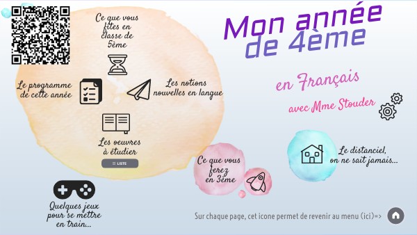 Mon année de 4ème | Genially