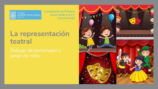 PPT_12 COM T1 - LA REPRESENTACIÓN TEATRAL | Genially