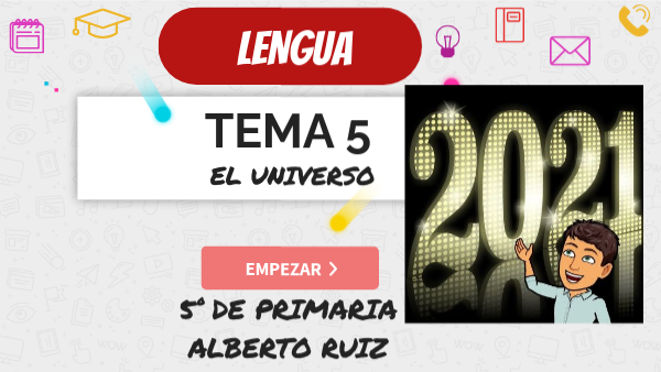 Lengua: Tema 5 5ºEP | Genially