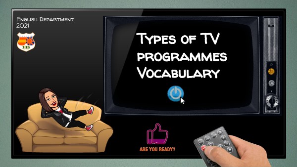 Types of TV programme Vocabulary | Genially