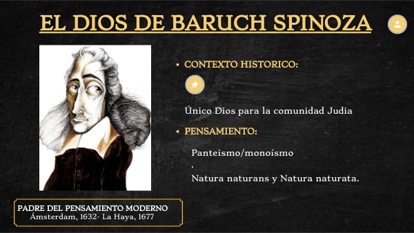 EL DIOS DE SPINOZA