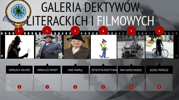 Galeria detektywów | Genially