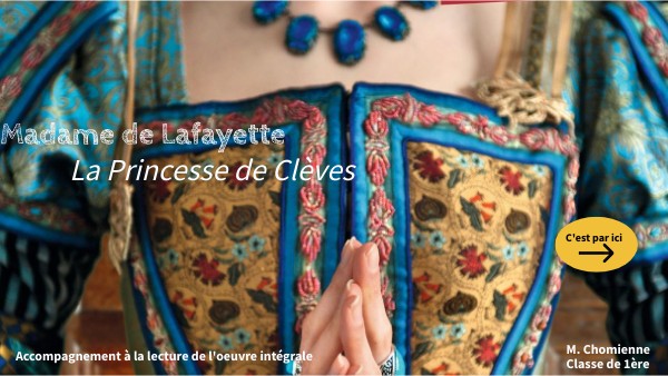 Carnet De Lecture La Princesse De Clèves Correction view.genially.com