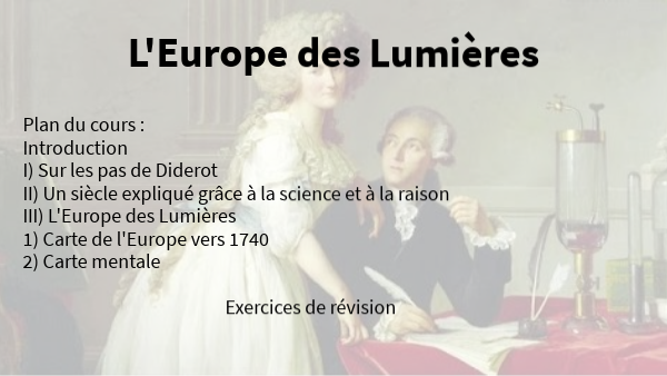 L'europe Des Lumières 4ème Cours Pdf L'Europe des Lumières | Genially
