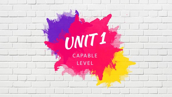 Unit 1 Overview - Capable level | Genially