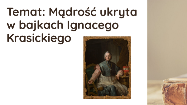 Biografia Ignacego Krasickiego Klasa 6 Sprawdzian view.genially.com