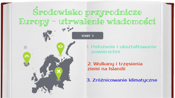 środowisko Przyrodnicze Polski Cz 2 Środowisko przyrodnicze Europy - utrwalenie wiadomości